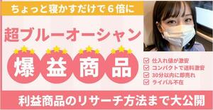 ★【低価格・コンパクト・回転率高・ライバル不在】ちょっと寝かすだけで６倍に跳ね上かる超穴場の利益商品　マネタイズのプロ★