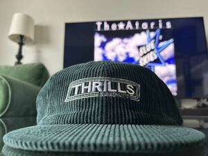 THRILLS スリルズ サーフィン　スケボー　コーデュロイ キャップ　グリーン