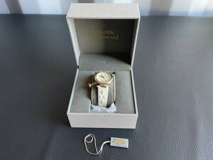 中古品☆Vivienne Westwood ヴィヴィアン ウエストウッド VV006WHWH ORB オーブ 腕時計 レディース 動作未確認