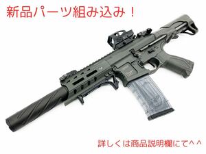 ドットサイトなし 絶版モデルの限定品カスタム G&G ARP556 バトルシップグレー