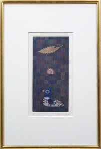 Art hand Auction Pintura con impresión en cobre de Atsushi Shimizu Snail [autenticidad garantizada] - Galería Hokkaido, obra de arte, imprimir, impresión en placa de cobre, grabando