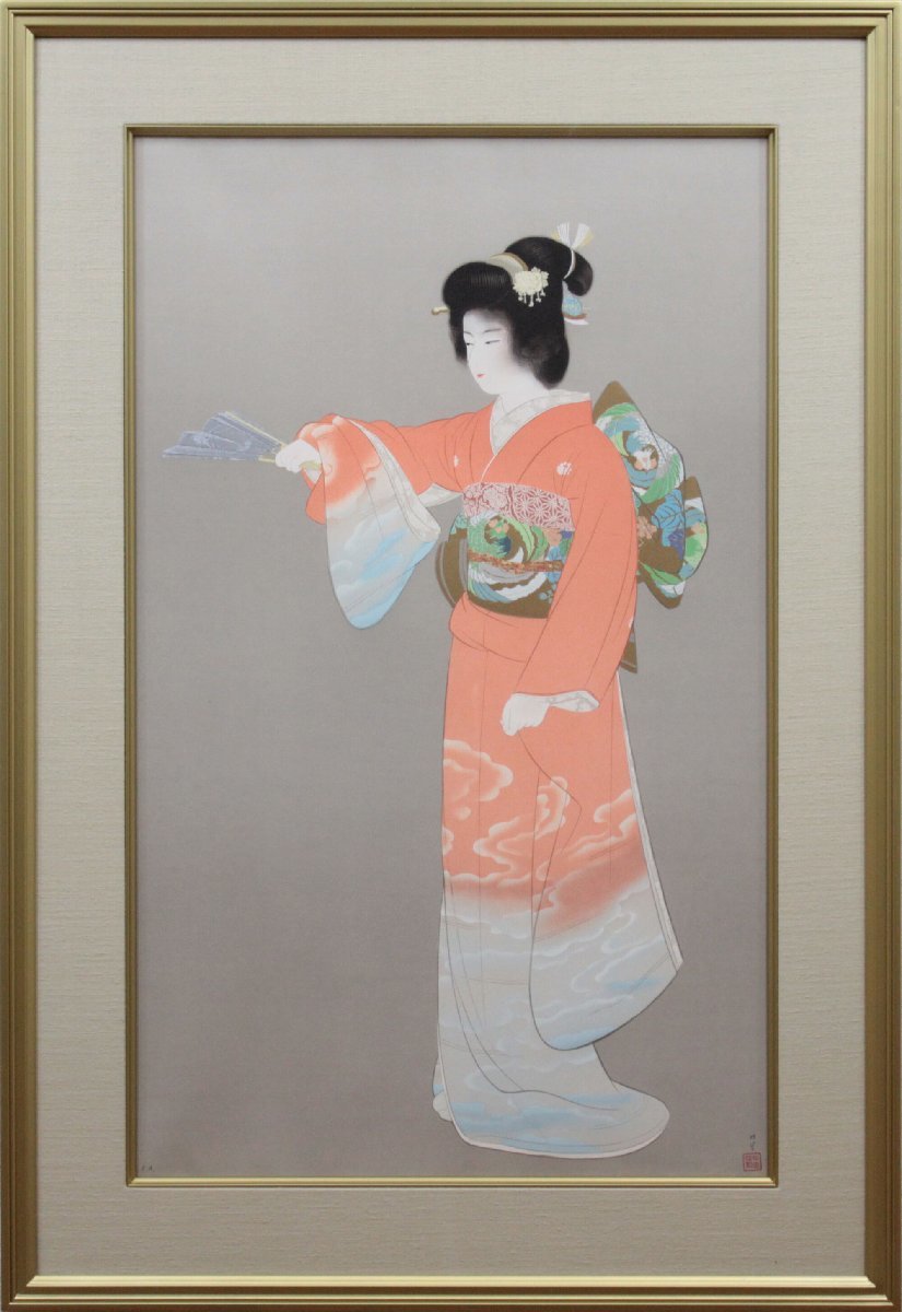 Uemura Shoen Einführungstanz Siebdruck [Authentizität garantiert] Gemälde - Hokkaido Gallery, Kunstwerk, Drucke, Siebdruck