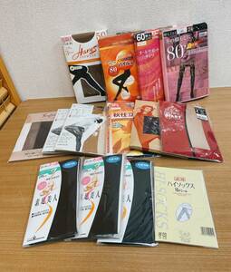 *[ lady's stockings knee-high socks etc. together ] inner wear / bread ti stockings / socks /W512-224