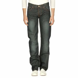 新品正規70％OFF NUDIE JEANS ヌーディージーンズ イタリア製 ジーンズ 32サイズ ブルー SAFARI絶賛 -kb-a-44-2p