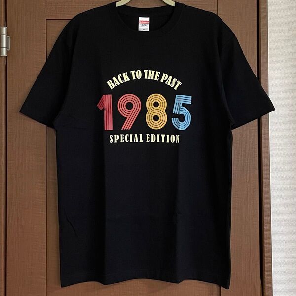 Tシャツ メンズ レディース XLサイズ レトロ ティシャツ シャツ 半袖 黒 XL ブラック