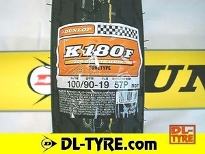 DUNLOP 新品 K180F 100/90-19 [FTR250 SR400]