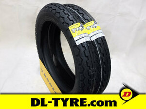 [前後セット] DUNLOP 新品 TT100GP 3.50-18 4.00-18 [SR400 SR500]