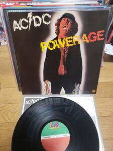 AC/DC LP国内盤　盤キズ無し　POWER AGE/パワー　エイジ　まとめ買いがお得に
