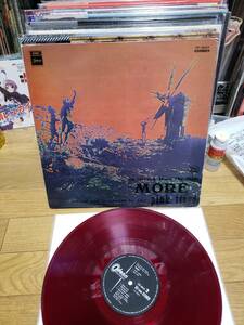 Pink Floyd LP赤盤　鮮やか盤美　幻想の中に/MORE OP-8843