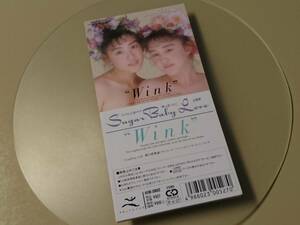 Wink「Sugar Baby Love」CDシングル H10R-30002 シュガー・ベイビー・ラブ、ウィンク 8cm CD 短冊