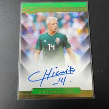 21-22 Mosaic Road to FIFA World Cup Playmakers Autograph Javier Hernandez on card auto MEXICO_画像1