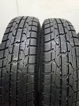 145/80R13 スタッドレス 冬タイヤ 4本 アルミホイール付き トーヨー GIZ 20年式 13インチ 4J 送料無料 T2333_画像6