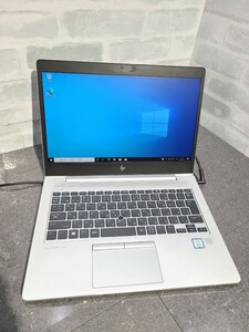 【中古動作品】管1X119 HP EliteBook 830 G5 core i5-8250U SSD256GB、メモリー8GB、バッテリー有り、クリーンインストール済み 傷有り