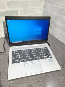 【中古動作品】管1X120 HP EliteBook 830 G5 core i5-8250U SSD256GB、メモリー8GB、バッテリー有り、クリーンインストール済み 