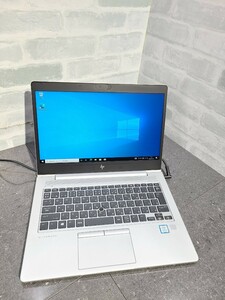 【中古動作品】管1X126 HP EliteBook 830 G5 core i5-8250U SSD256GB、メモリー8GB、バッテリー有り、クリーンインストール済み へこみ有り