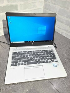 【中古動作品】管1X128 HP EliteBook 830 G5 core i5-8250U SSD256GB、メモリー8GB、バッテリー有り、クリーンインストール済み 傷有り