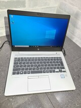 【中古動作品】管1X211 HP EliteBook 830 G5 core i5-8250U SSD256GB、メモリー8GB、バッテリー有り、クリーンインストール済み もや有り_画像1