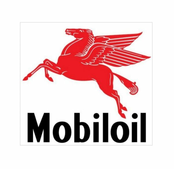 フラッグ　Mobiloil ポスター　T85　タペストリー　ガレージ装飾　バナー