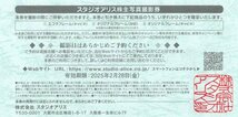 スタジオアリス 株主優待券(株主写真撮影券) 2025/2/28まで 郵便84円発送可[数量=2]@SHIBUYA_画像2