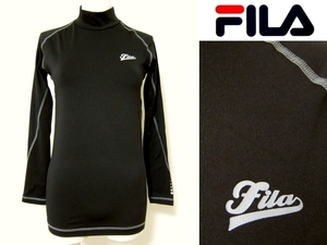 ☆送料込☆新品★FILA / レディース★保温コンプレッション★XL★インナー★ハイネック★BW