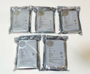 5個おまとめ・新品未開封◆Seagate HDD 16TB Exos X18 大容量 3.5インチ 内蔵ハードディスク シーゲート