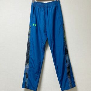 UNDER ARMOUR reverse side mesh nylon pants YXL size blue polyester car ka car ka