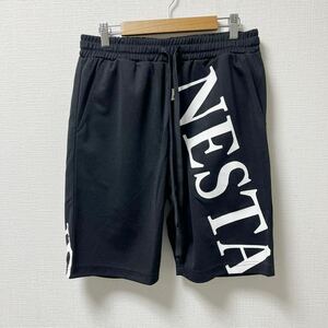 NESTA BRAND ネスタブランド ハーフパンツ ジャージ Sサイズ ブラック ポリエステル