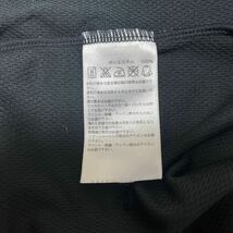 adidas アディダス 半袖Tシャツ プラクティスシャツ Lサイズ ブラック ポリエステル_画像4