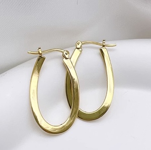 K18YG yellow gold 18K earrings hoop earrings ring earrings Italian jewelry wheel .. middle empty middle empty earrings 