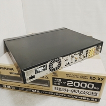 1k366ay 東芝/REGZA HDD/DVDレコーダー RD-X9 リモコン付 2番組同時録画 3D対応機 2TB 10年_画像7