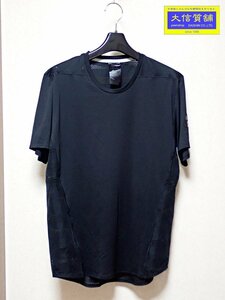 ADIDAS RUNNING アディダス Tシャツ 半袖 BQ2193 メンズM ブラック 中古B 【送料無料】 A-8345