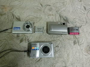 ★デジタルカメラ　オリンパス　FE-47　FE－190　SONY　DSC－T1　3台　★ジャンク品