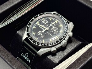 新品 未使用 ストア購入 スウォッチ オメガ ムーン MISSION TO MOON クロノグラフ ムーンスウォッチ SWATCH OMEGA Speedmaster / NEPTUNE