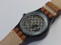 スウォッチ システム51 アイロニー 自動巻き 腕時計 SWATCH SISTEM51 IRONY YIB402 SISTEM THOUGHT VINTAGE / OMEGA_画像5