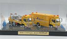 1/22 055 1/43 ミニカー 株式会社キクテック創業50周年記念 車載型融噴射式マーカKAM-1000 超高圧水表面処理工法Jリムバー&スピンジェット_画像1