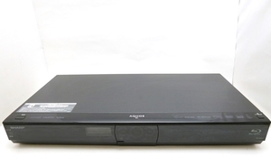A23-3153　SHARP シャープ　Blu-rayレコーダー/プレーヤー　BD-W520　HDD 500GB　2013年製　2番組同時録画　3D対応　ジャンク　現状品