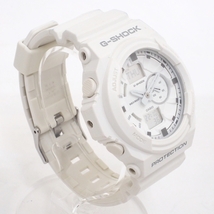 A24-116　CASIO カシオ　GA-150-7AJF　G-SHOCK Gショック　メンズ腕時計　クォーツ　白 ホワイト　アナデジ アナログ デジタル　稼働品_画像2