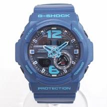 A24-117　CASIO カシオ　GA-310-2A　G-SHOCK Gショック　アナデジ アナログ デジタル クォーツ　メンズ腕時計　ネイビー ブルー系　稼働品_画像1