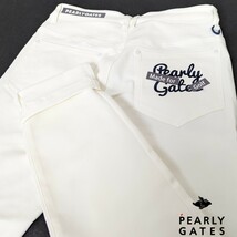 ★新品正規品春物 PEARLYGATES/パーリーゲイツメンズツイル ハイパワーコットンストレッチパンツ 4(M) 抜群のストレッチ性_画像1