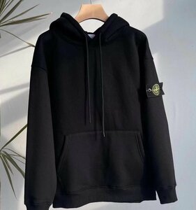 STONE ISLAND　パーカ　フード付き　シンプル　メンズ　レディース　男女兼用　M-3XL　サイズ選択可能　2686