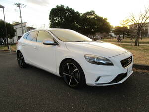 25年　ボルボ V40 T5 Rデザイン 【車検R6年9月まで】【実走行84.422km】HID/純正ナビ/バックカメラ/地デジ/スペアーキー/18インチ！