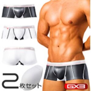 GX3 ジーバイスリー パット付 ボクサーパンツ XL 2枚セット
