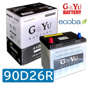 90D26R コマツ コンプレッサー EC75Z (S) -3 GandYu バッテリー ナカノ ecoba 長寿命 充電制御 農機 建機 75D26R 85D26R 1個