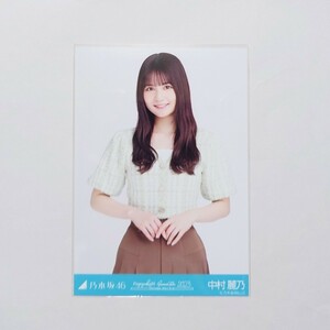 乃木坂46〈中村麗乃〉【エメラルドグリーン×ブラウンコーデ】チュウ _ 真夏の全国ツアー2023 沖縄 生写真 