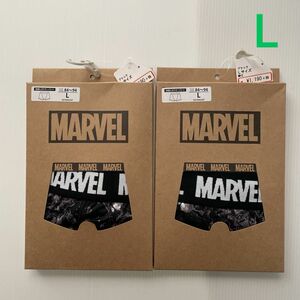 新品☆ マーベル MARVEL 前閉じ ボクサーパンツ 2枚（Lサイズ）