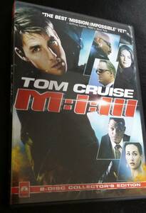 ミッション:インポッシブル3 M:i:III Mission: Impossible III DVD 2枚組 スペシャル・コレクターズ・エディション 　送料無料　送料込み