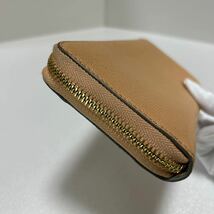 ◆Chloe クロエ ツイステッドボウ 3P0762◆　長財布　L字ファスナー本革　リボン ゴールド金具　ロゴ刻印 【USED】0129_画像6