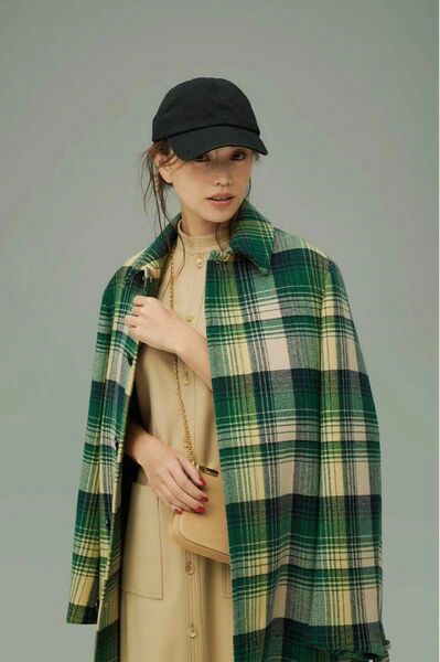 【希少】19AW AURALEE Wool Check Melton Coat