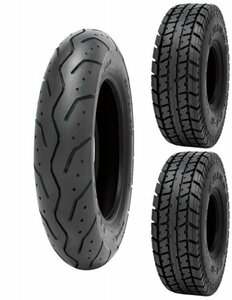 前後3本セット SHINKO 3.50-10TL 5.4-6 130/90-6TT タイヤ HONDA ジャイロUP 即納品