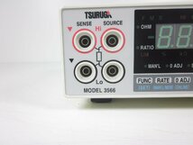 【中古】デジタル低抵抗計　MODEL 3566　鶴賀電機 TSURUGA　3z3851　★送料無料★[電圧 電流 電力]_画像4